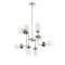 Z-Lite Calliope 8 Light Pendant, Polished Nickel & Clear 617-8PN - alternate 5